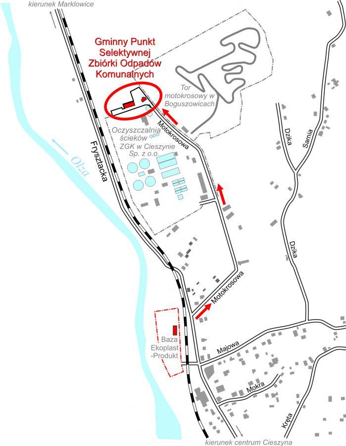 Punkt Selektywnej Zbiórki Odpadów Komunalnych na terenie Cieszyna